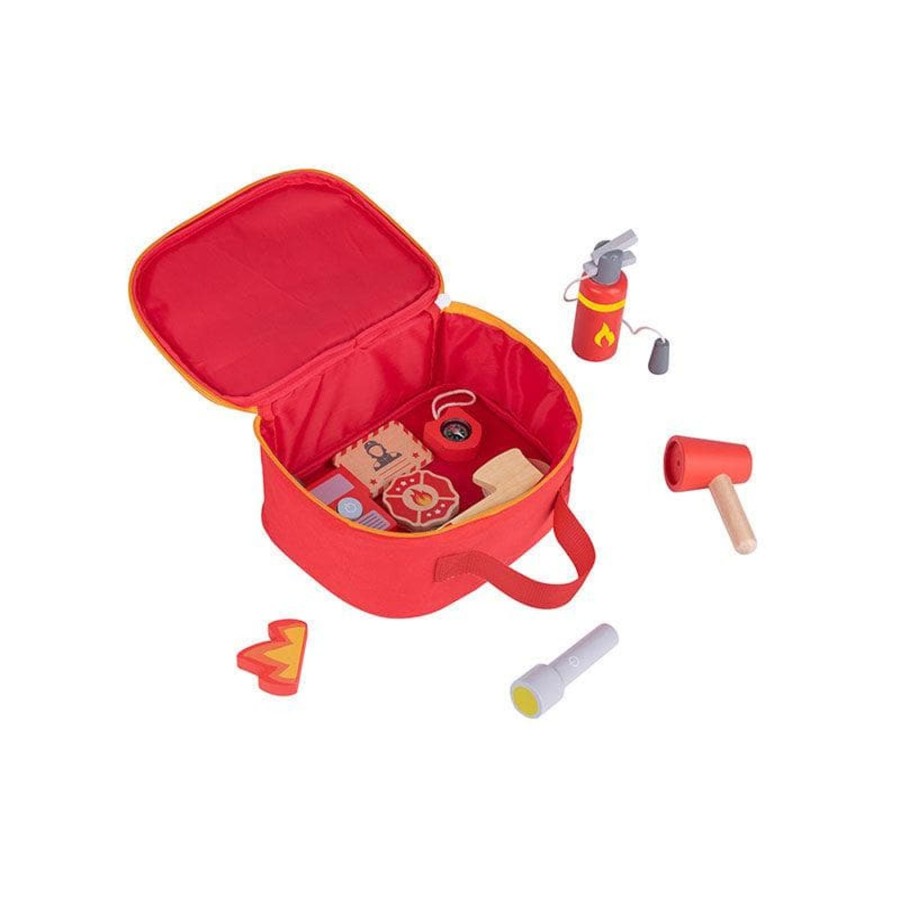 Kids Toys Tooky Toys Role Play | Little Firefighter Play Set In Carry Bag