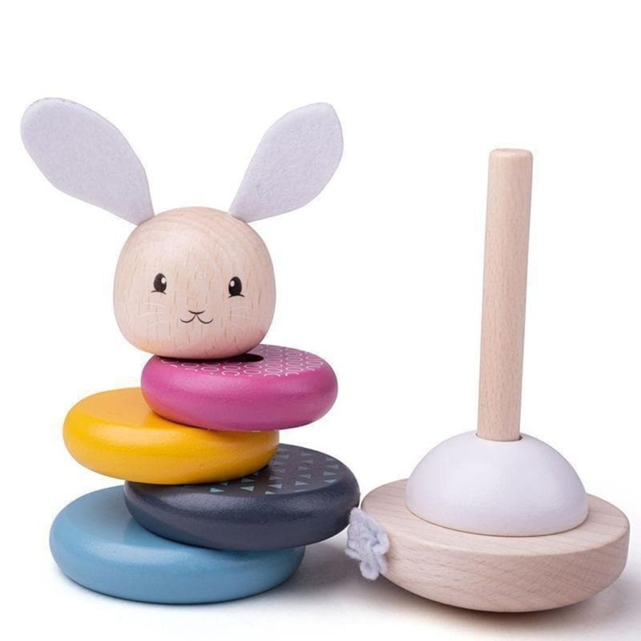 Babies & Toddlers Bigjigs Stacking Toys | Rabbit Stacking Rings