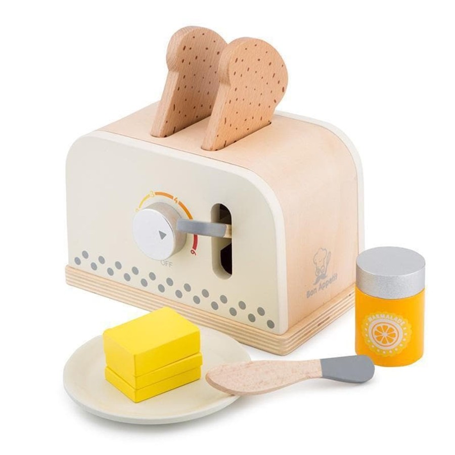 Kids Toys New Classic Toys Wooden Toys | Wooden Toaster - White