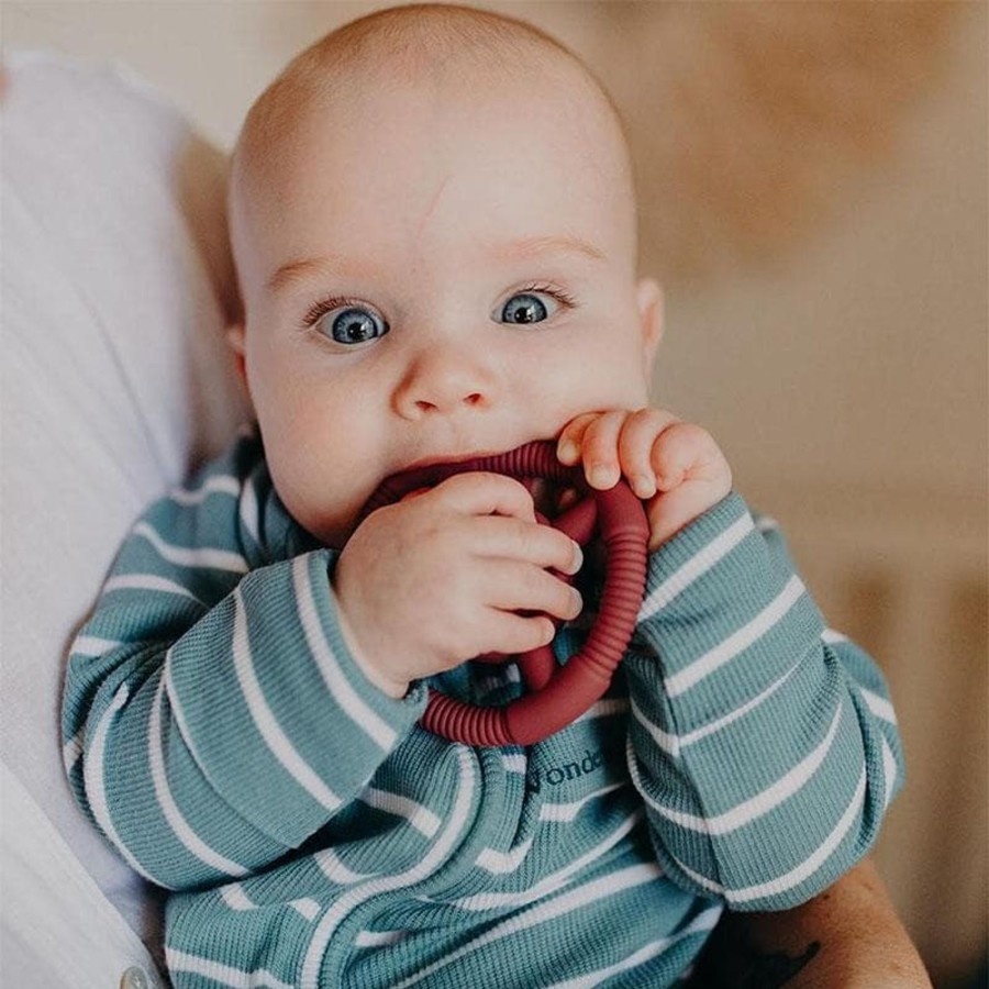 Babies & Toddlers Jellystone Designs Teething Toys | Rainbow Stacker And Teether Toy