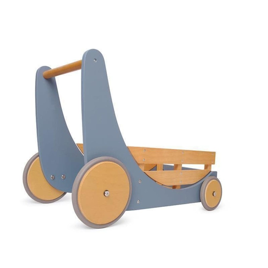 Kids Toys Kinderfeets Wooden Toys | Kinderfeets Cargo Walker - Slate Blue