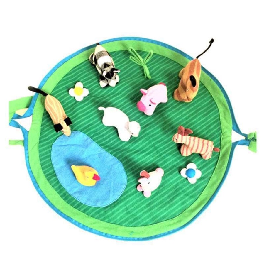 Kids Toys Papoose Small World Play | Farm Pouch