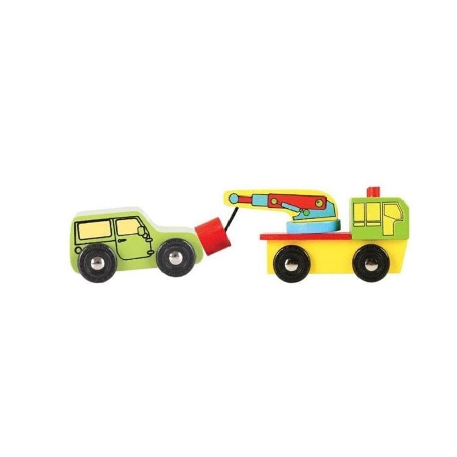 Kids Toys Bigjigs Wooden Toys | Vehicle Pack