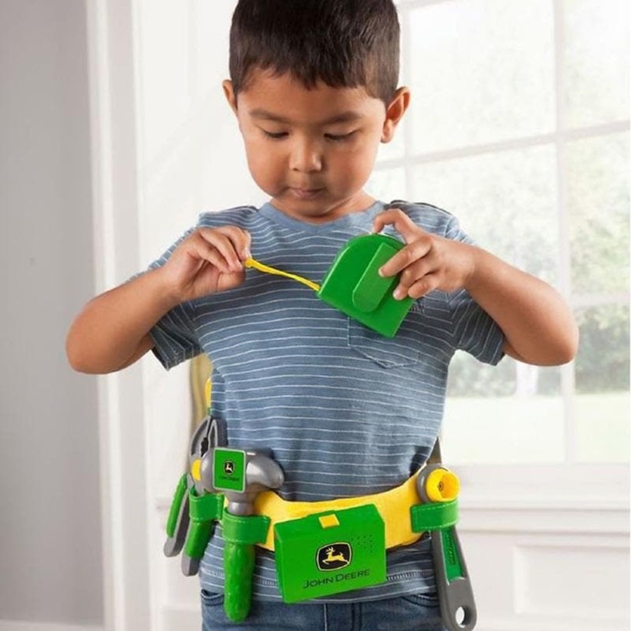 Kids Toys John Deere Kids Tool Work Bench | Talking Toolbelt Set