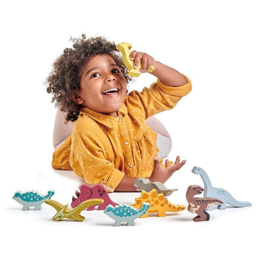 Kids Toys Tender Leaf Toys Animal Figurines | Dinosaur Display Shelf Set