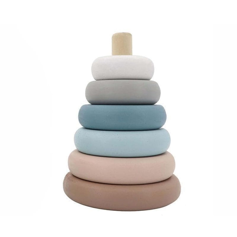 Kids Toys Kaper Kidz Wooden Toys | Calm And Breezy Stacking Tower - Marina