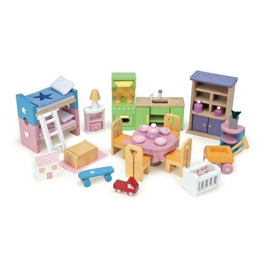 Kids Toys Le Toy Van Doll House Furniture | Daisylane Starter Furniture Set