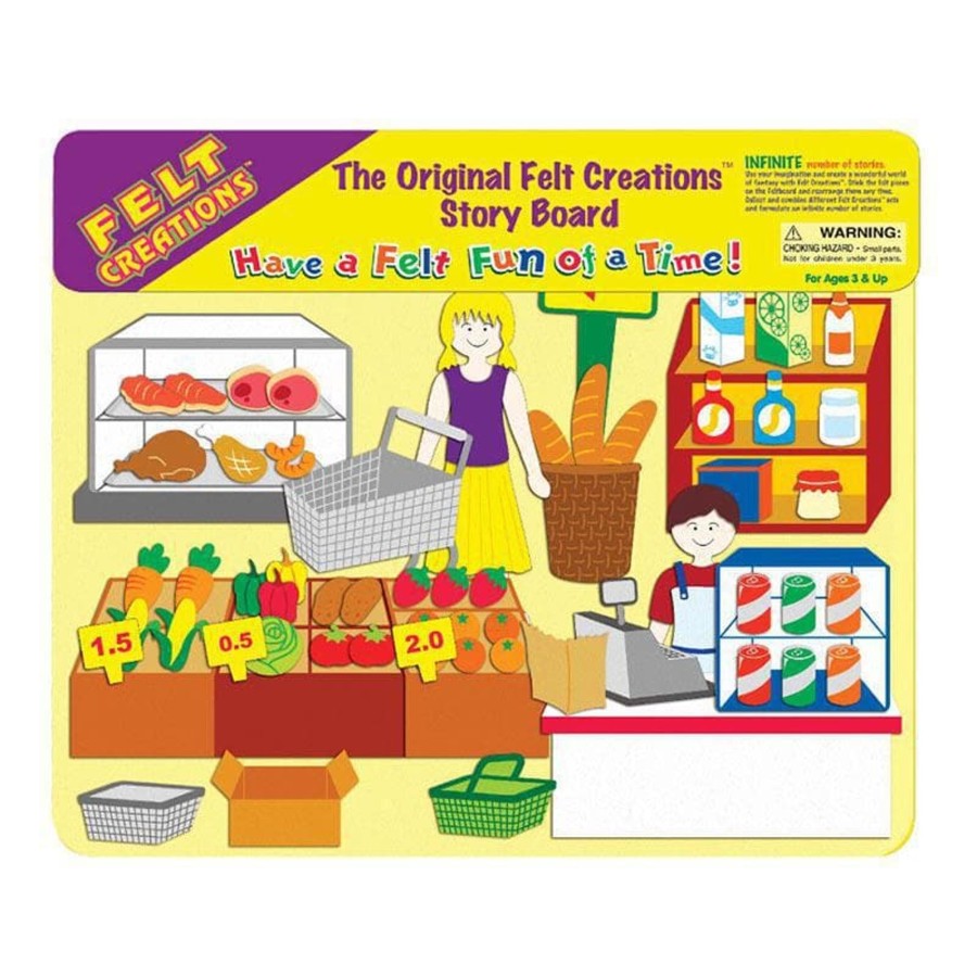 Kids Toys Felt Creations Felt Toys | Supermarket - Story Board