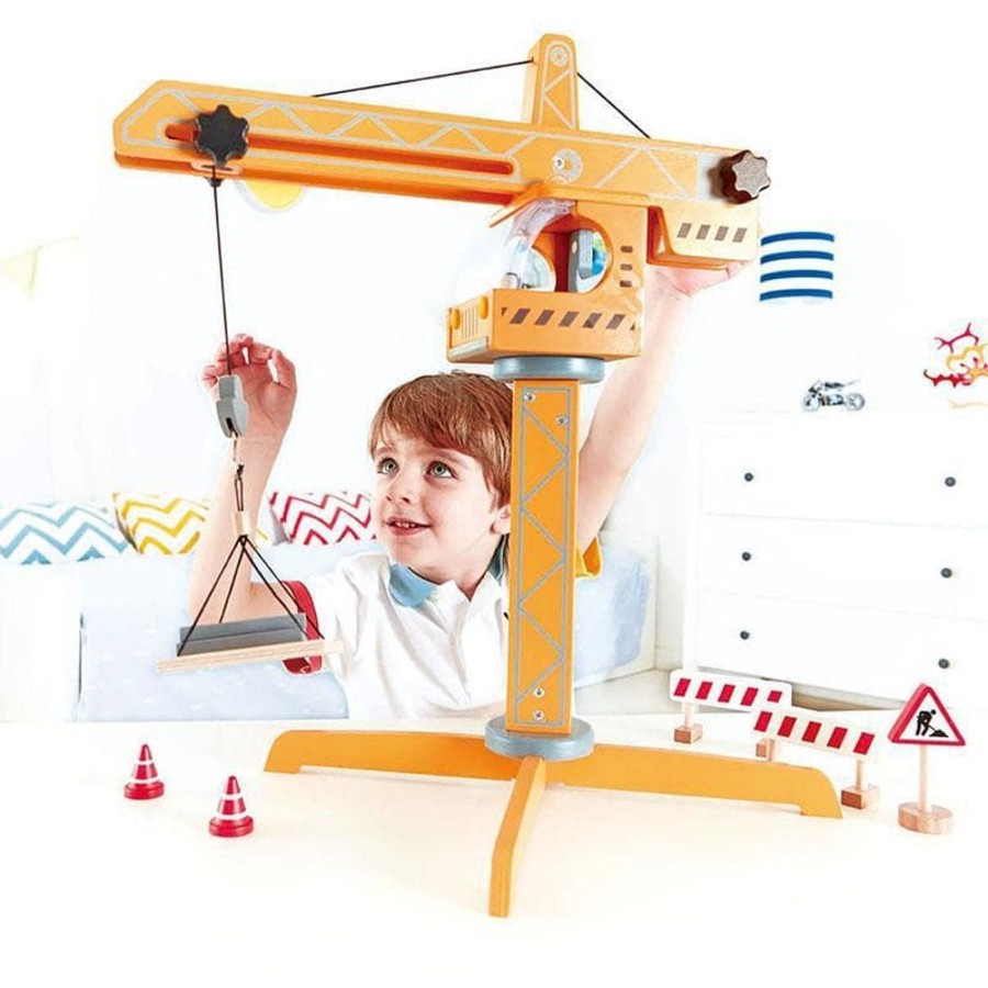 Kids Toys Hape Construction Vehicle Toys | Crane Lift