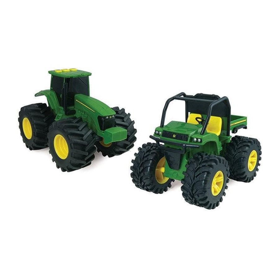 Kids Toys John Deere Construction Vehicle Toys | Monster Treads Lights & Sounds 15Cm - Assorted