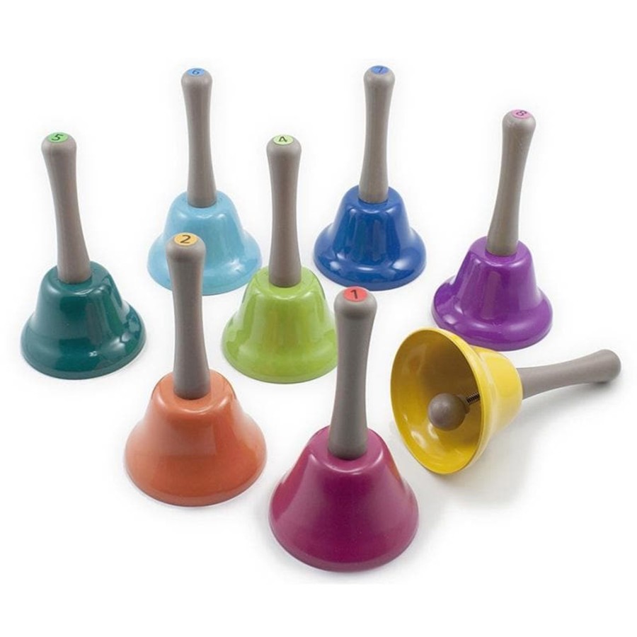 Kids Toys Artiwood Musical Instruments | Rainbow Musical Hand Bells - 8 Piece Set