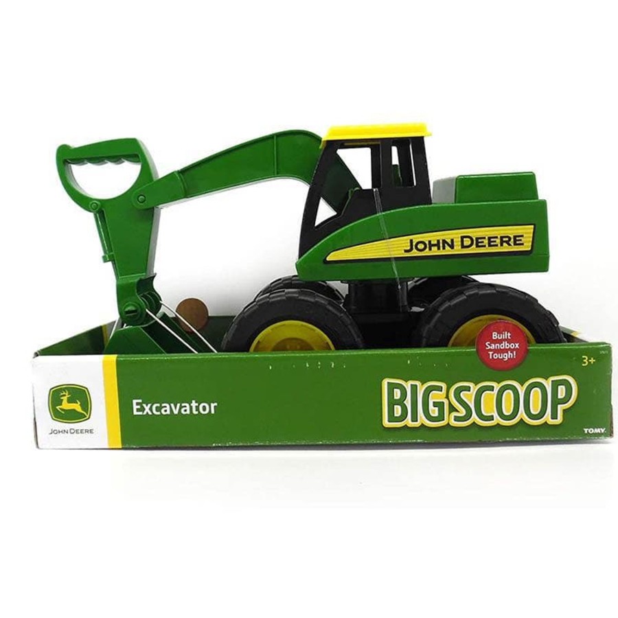 Kids Toys John Deere Construction Vehicle Toys | John Deere Big Scoop Excavator 38Cm - Green