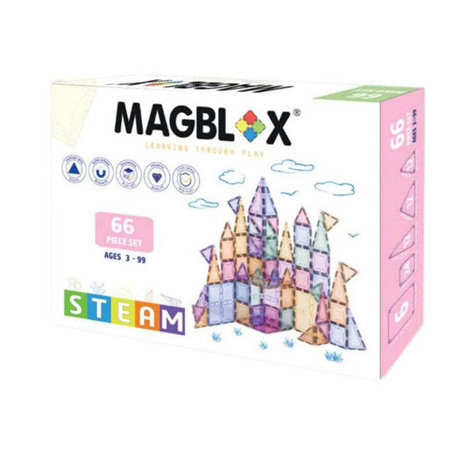 Kids Toys Magblox Construction Blocks | Magblox 66Pcs Set