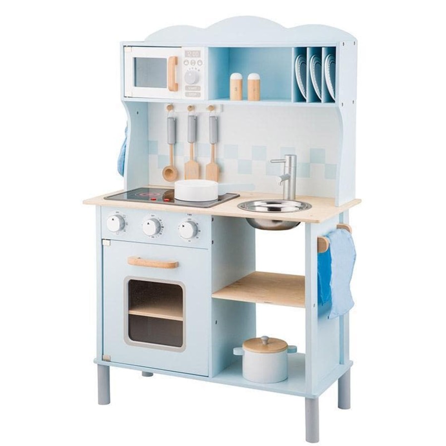 Kids Toys New Classic Toys Kids Kitchens | Modern Kitchenette - Blue