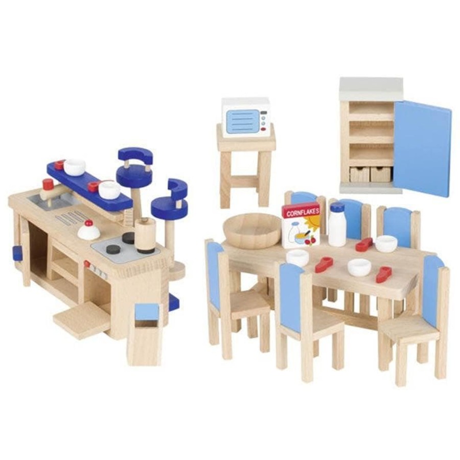 Kids Toys GOKI Doll House Furniture | Kitchen - Furniture For Flexible Puppets