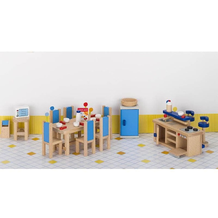 Kids Toys GOKI Doll House Furniture | Kitchen - Furniture For Flexible Puppets