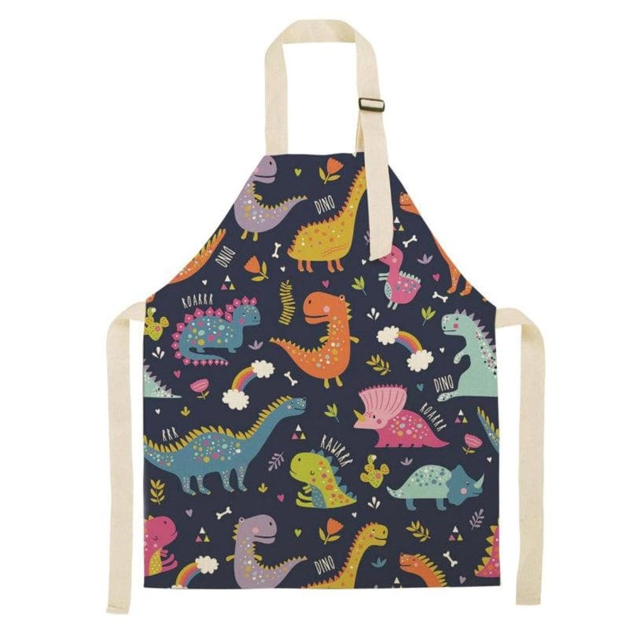 Kids Toys My Happy Helpers Kitchen Accessories | Dinosaur Toddler Apron - Small