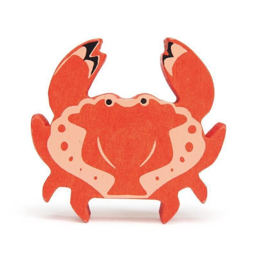 Kids Toys Tender Leaf Toys Animal Figurines | Crab Wooden Animal