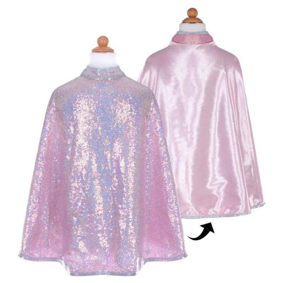 Kids Toys Great Pretenders Kids Dress Up | Silver Reversible Sequins Cape