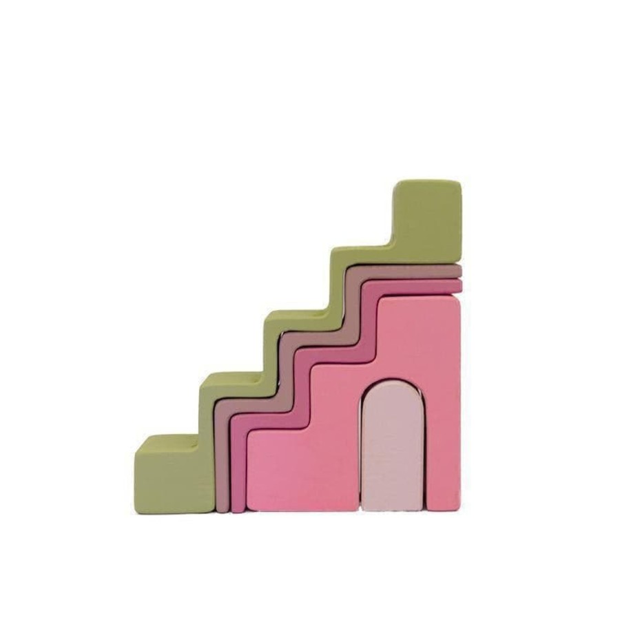 Kids Toys Euca Steiner/Waldorf Inspired | Staircase Stacker