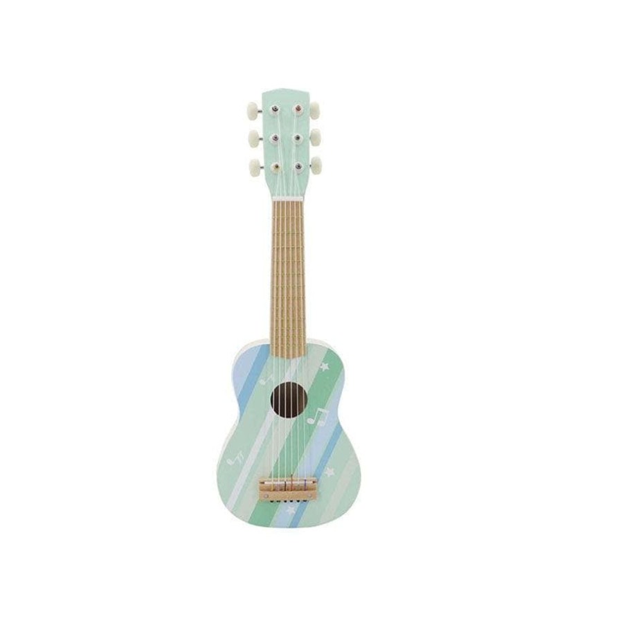 Babies & Toddlers Kaper Kidz Musical Toys For Babies | Green Wooden Guitar