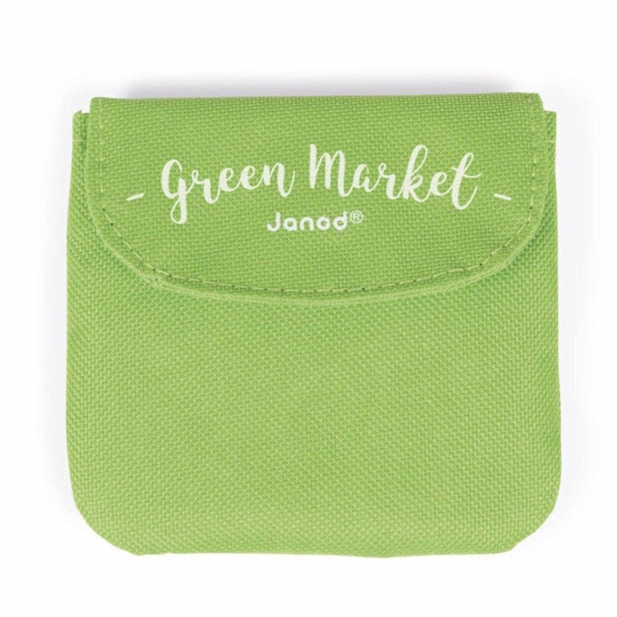 Kids Toys Janod Kitchen Accessories | Janod Green Grocer Market Trolley