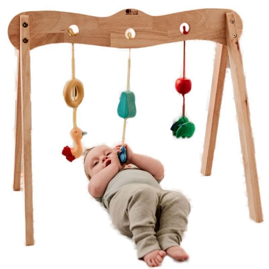 Kids Toys Qtoys Wooden Toys | Wooden Baby Gym