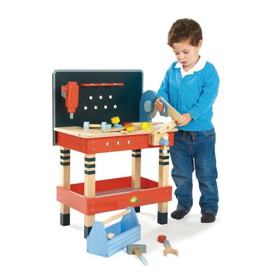 Kids Toys Tender Leaf Toys Kids Tool Work Bench | Tenderleaf Tool Bench