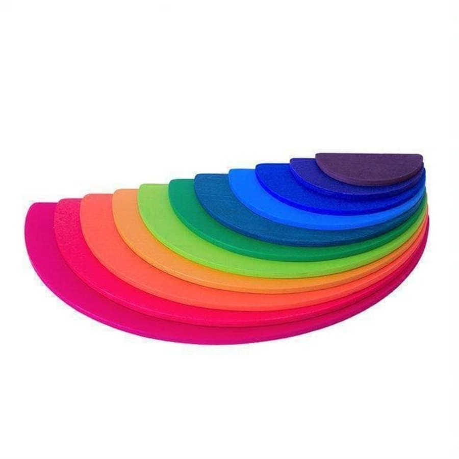 Kids Toys My Happy Helpers Wooden Rainbows | Large Wooden Rainbow Semi Circles