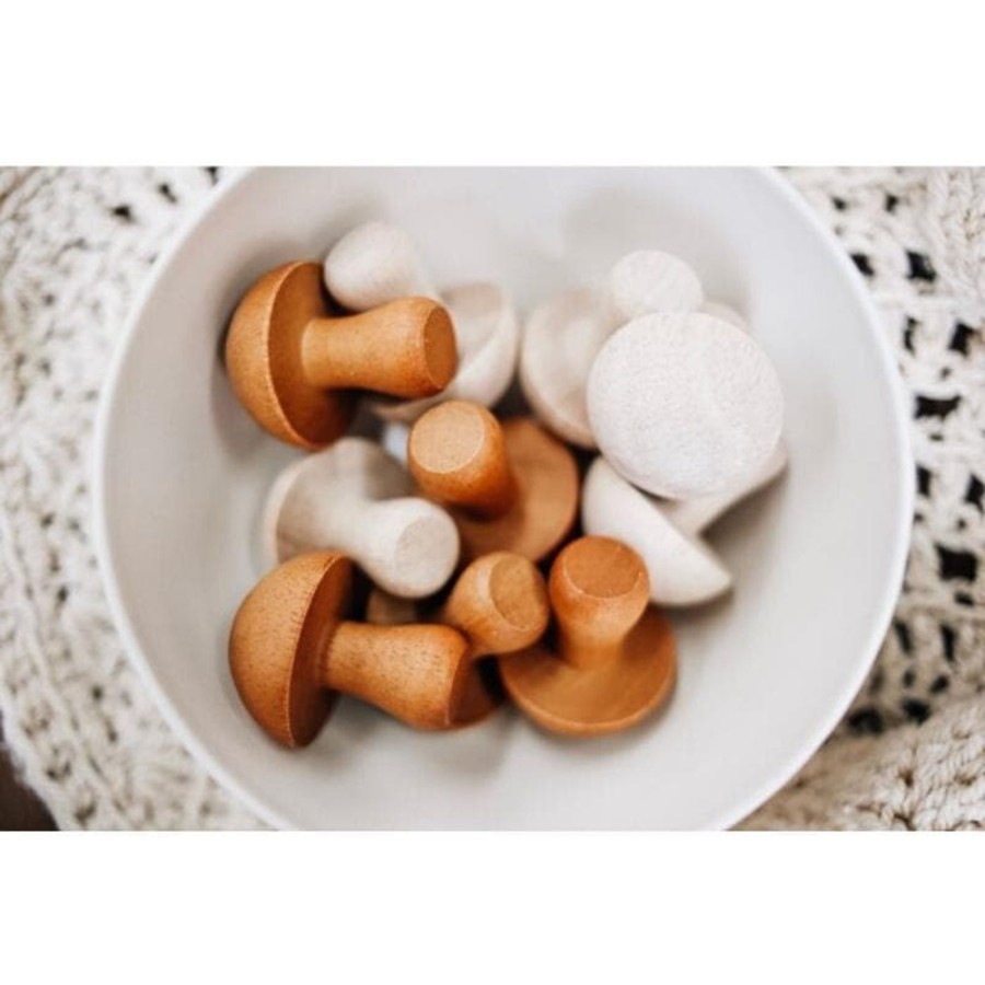 Kids Toys Qtoys Loose Parts Play | Mushroom Set Of 10