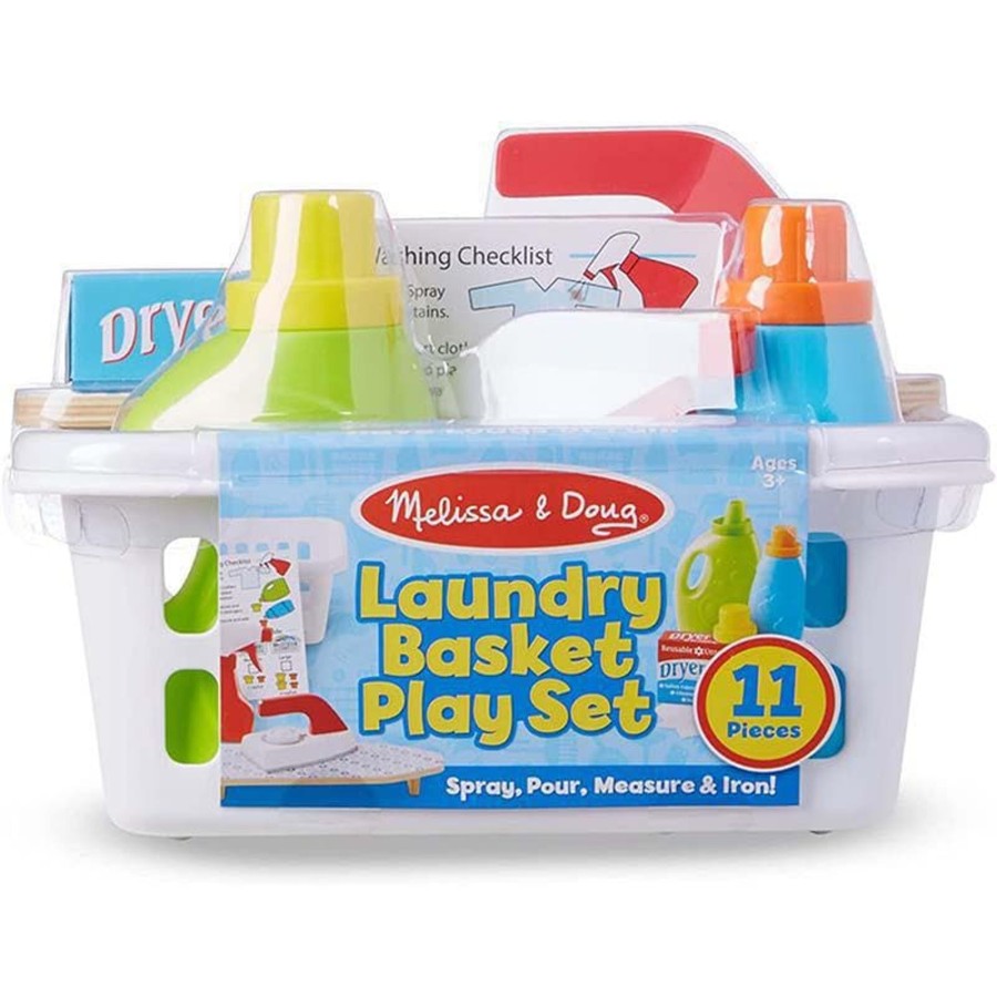 Kids Toys Melissa & Doug Role Play | Laundry Basket Play Set