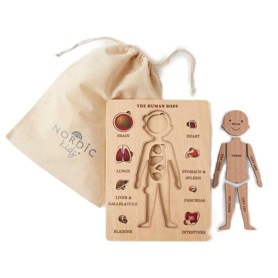 Kids Toys Nordic Kids Doctors Kits | The Human Body Puzzle