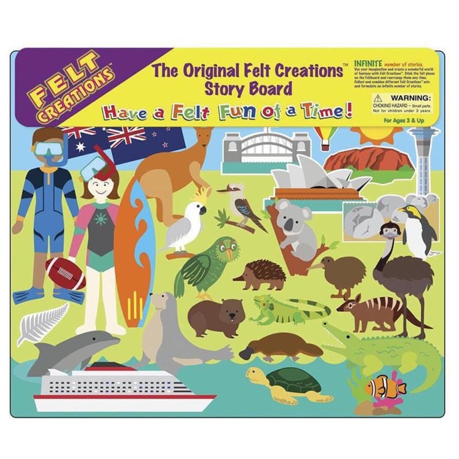 Kids Toys Felt Creations Literacy & Language | Explore Australia & New Zealand - Story Board