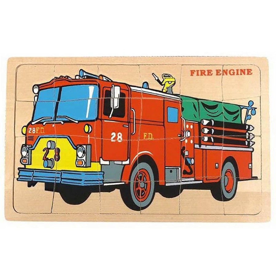 Kids Toys Fun Factory Jigsaws | Jigsaw Puzzle - Fire Engine