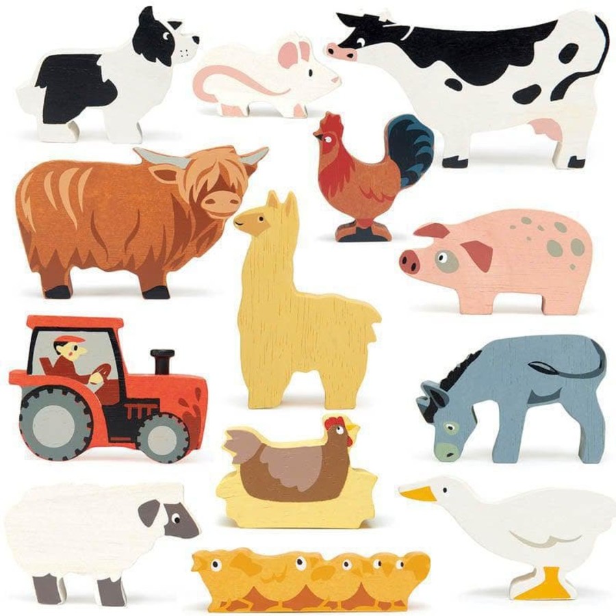 Kids Toys Tender Leaf Toys Small World Play | 13 Farm Animals