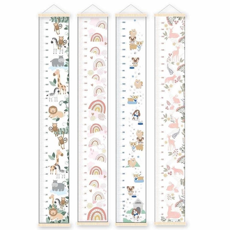 Babies & Toddlers Jiggle & Giggle Playroom Decor | See Me Grow Height Charts - Assorted