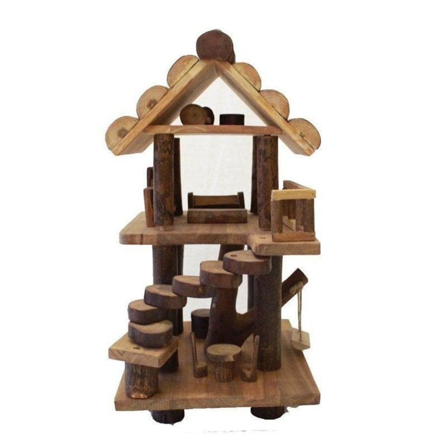 Kids Toys Qtoys Steiner/Waldorf Inspired | Cottage Wooden Doll House