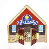 Kids Toys Kaper Kidz Fine Motor Skills Toys | Metal Latch Playset - Firestation