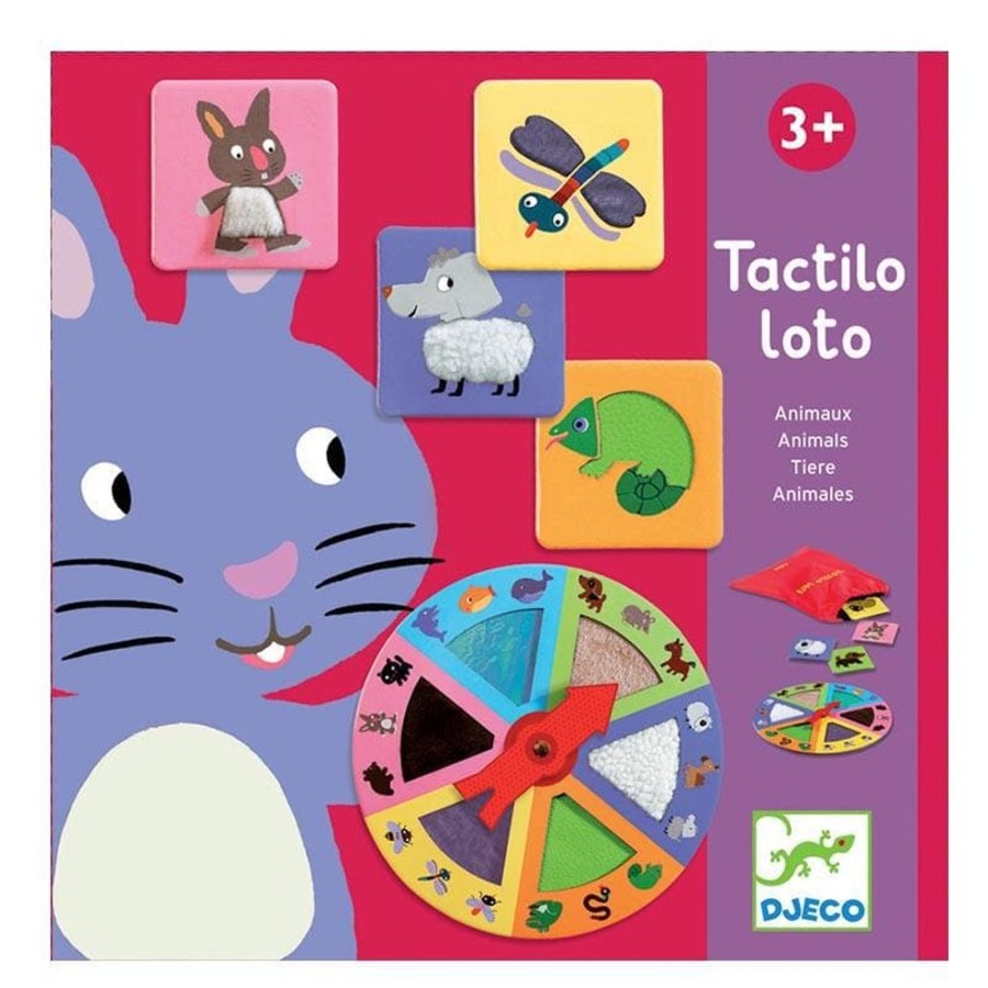 Kids Toys Djeco Wooden Puzzles | Tactilo Loto Game