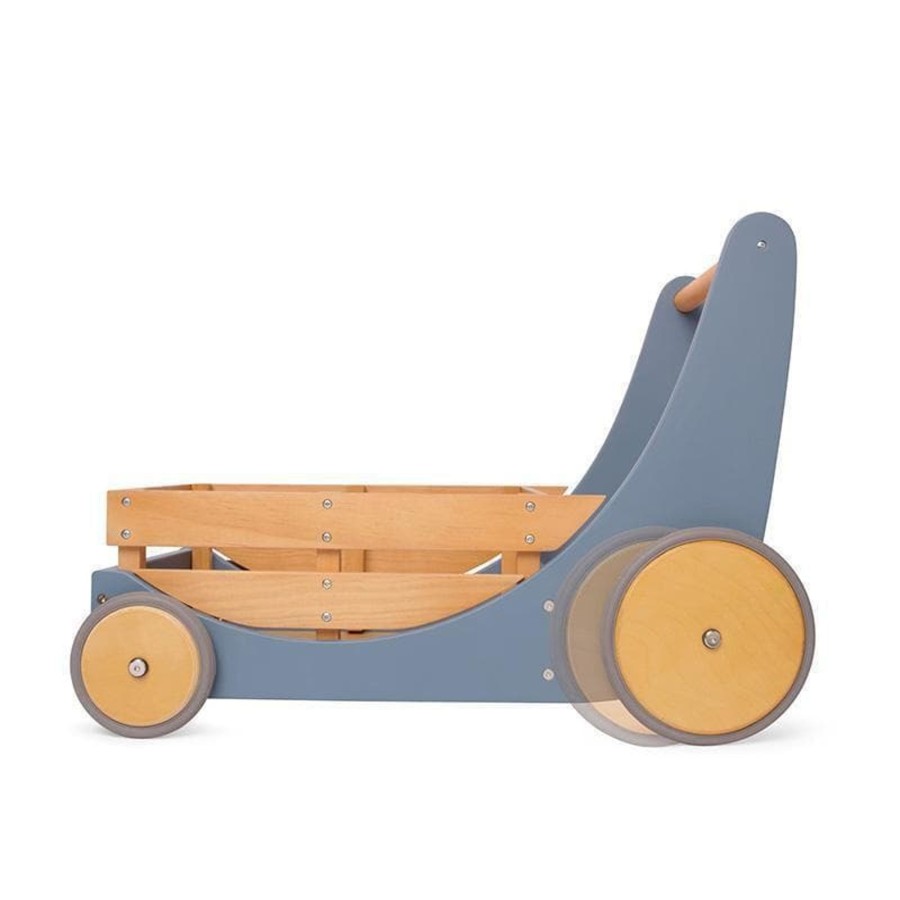 Babies & Toddlers Kinderfeets Pull Along Toys | Kinderfeets Cargo Walker - Slate Blue