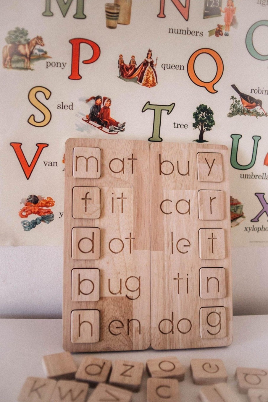 Kids Toys Qtoys Literacy & Language | Cvc Dual Boards