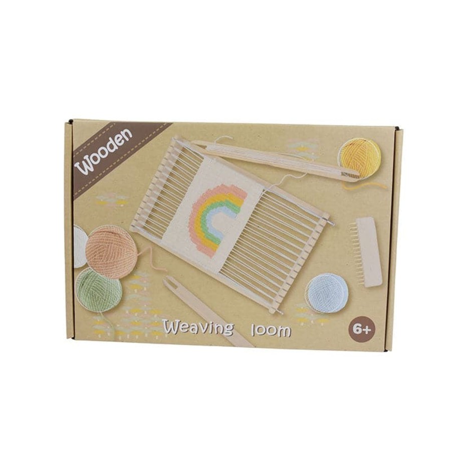 Kids Toys Kaper Kidz Craft Kits | Calm & Breezy Wooden Weaving Loom