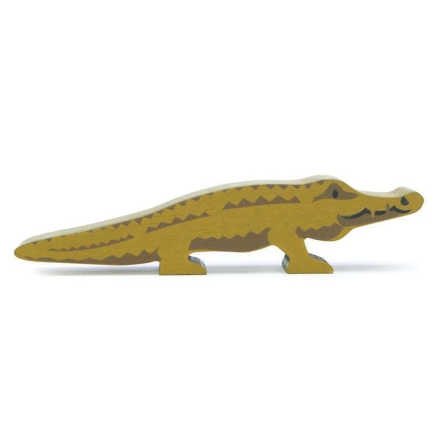 Kids Toys Tender Leaf Toys Animal Figurines | Crocodile Wooden Animal