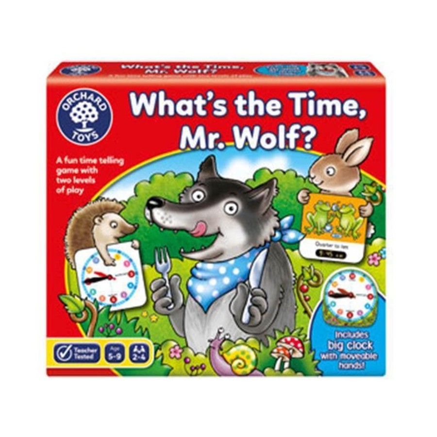 Kids Toys Orchard Toys Wooden Puzzles | What'S The Time Mr Wolf?