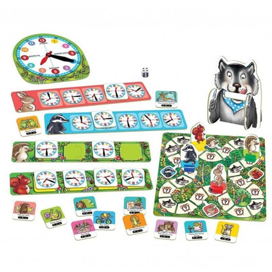 Kids Toys Orchard Toys Wooden Puzzles | What'S The Time Mr Wolf?