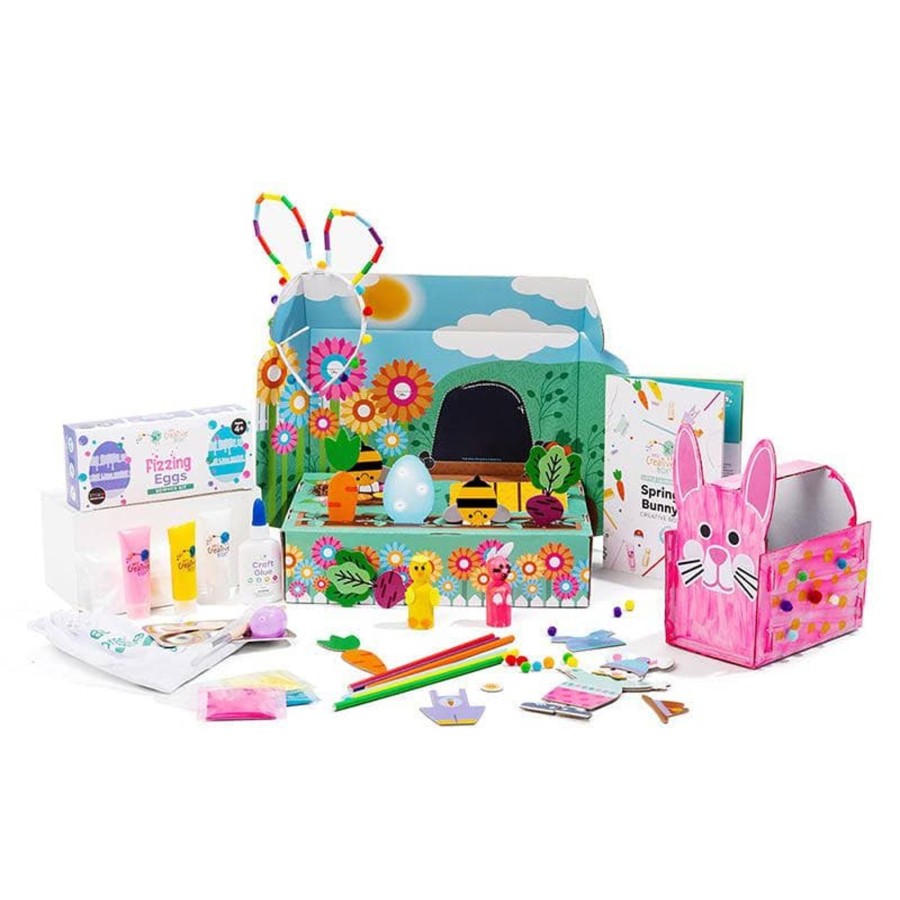 Kids Toys My Creative Box Craft Kits | Little Learners Spring Bunny Mini Creative Box