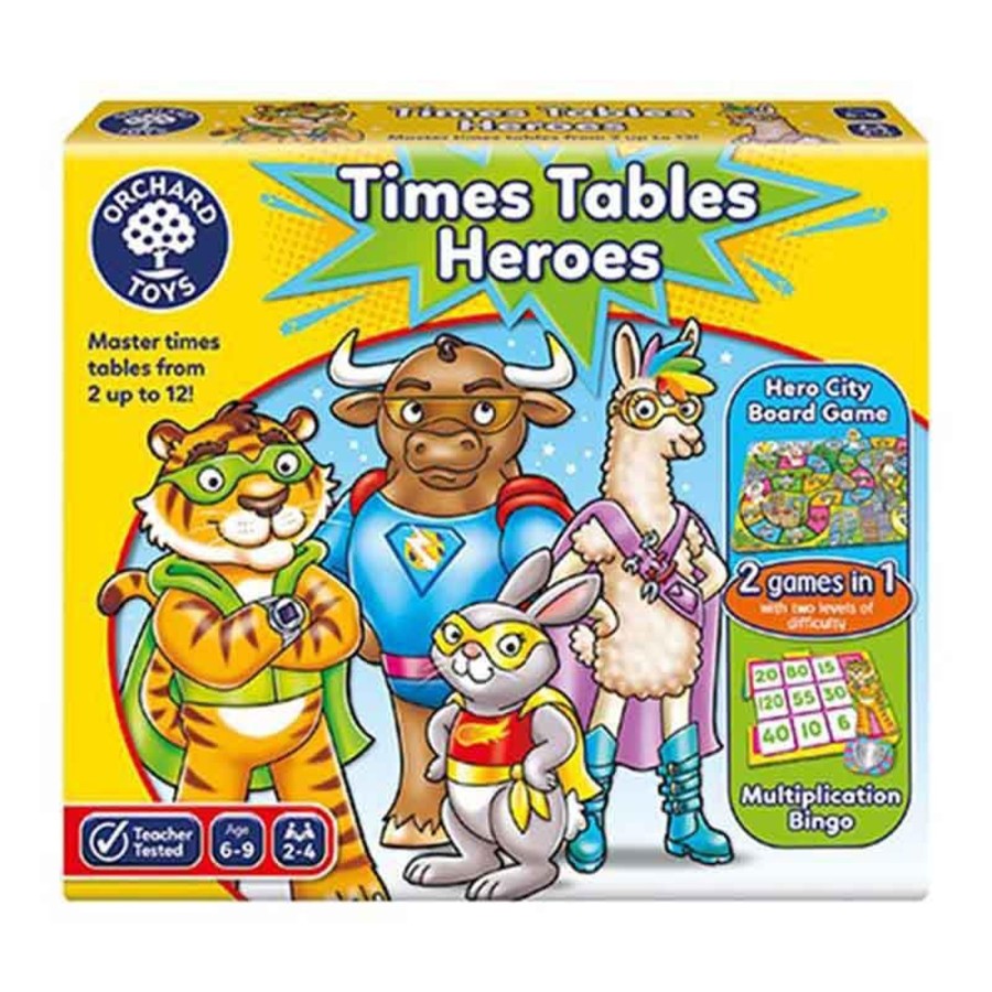 Kids Toys Orchard Toys Wooden Puzzles | Times Tables Heroes