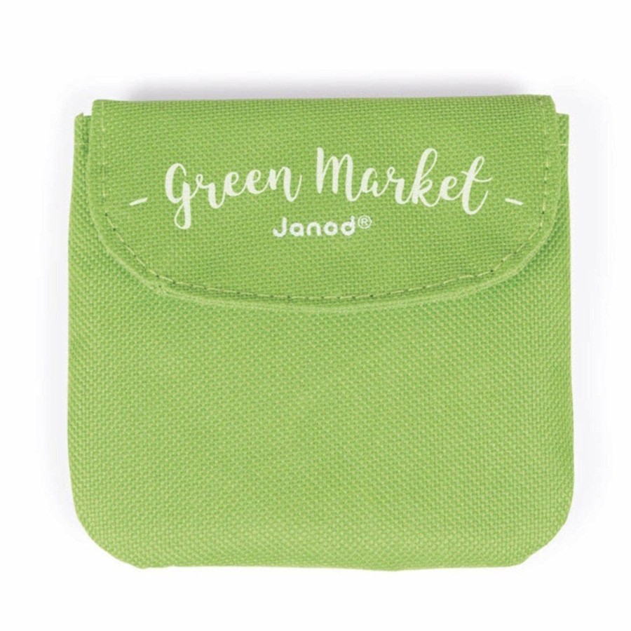 Kids Toys Janod Role Play | Janod Green Grocer Market Trolley