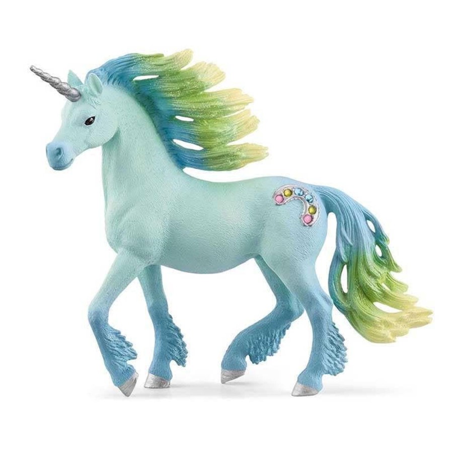 Kids Toys Schleich Wooden Animals | Marshmallow Unicorn Stallion