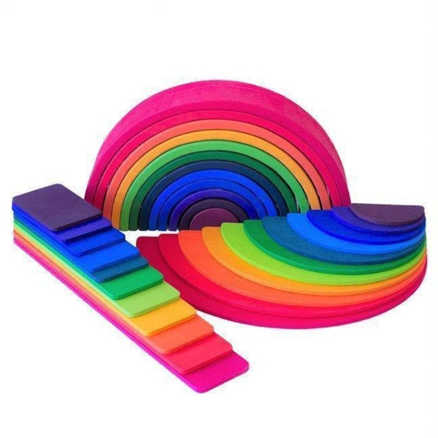 Kids Toys My Happy Helpers Wooden Rainbows | Complete Rainbow Pack